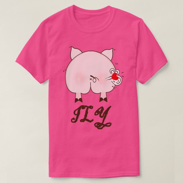 i kärlek du t shirt (Design framsida)