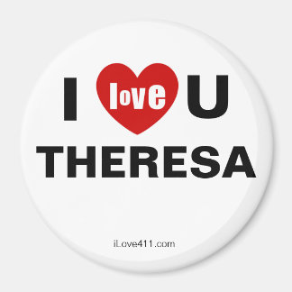 I Kärlek du Theresa Magnet