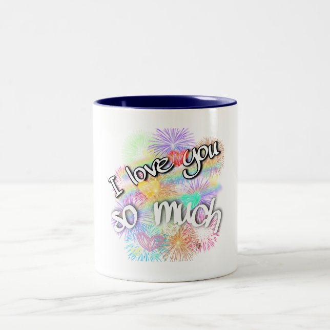 I kärlek du Två-Tonad mugg (Center)