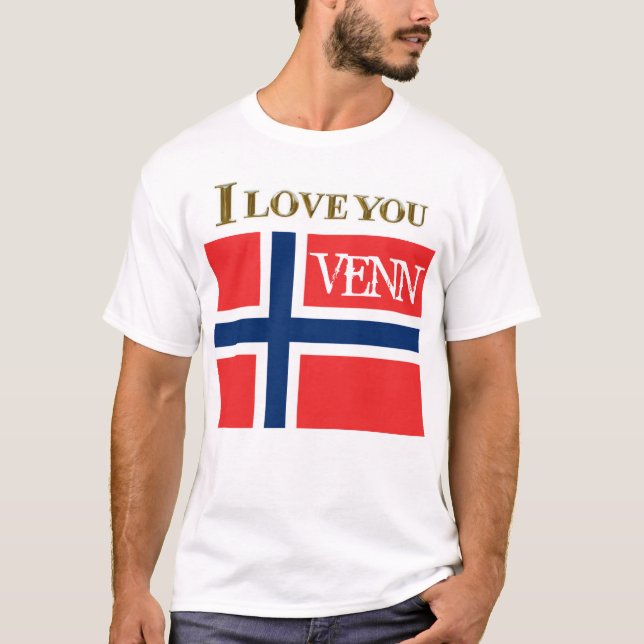 I KÄRLEK DU VENN T SHIRT (Framsida)