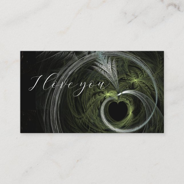 I kärlek du visitkort (Framsida)