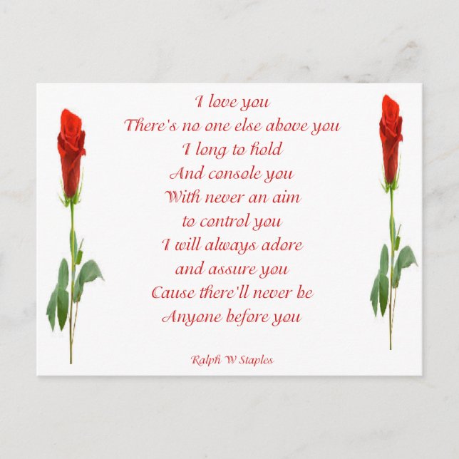 I kärlek du vykort (Framsida)