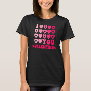 I Kärlek, du XOXO Heart Valentines day Manar Women T Shirt