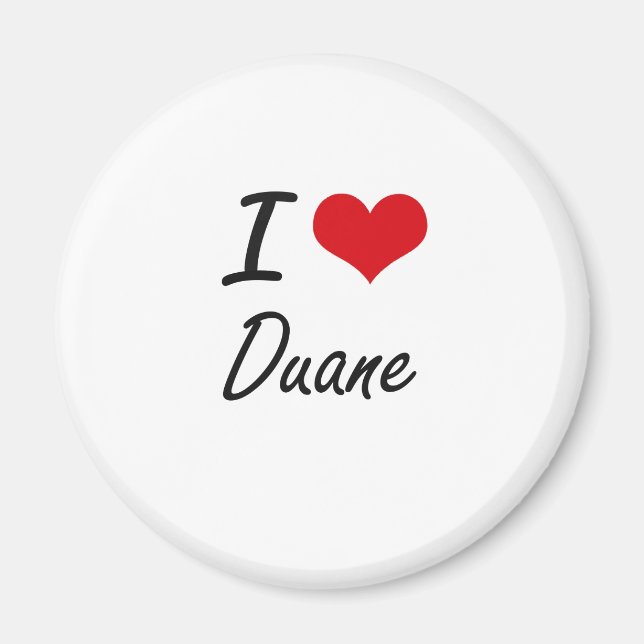 I Kärlek Duane Magnet (Framsidan)