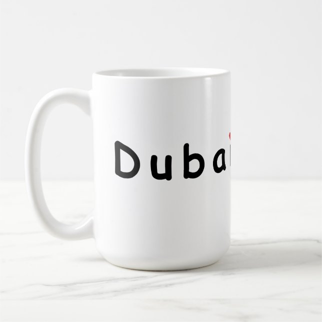 I kärlek Dubai Kaffemugg (Vänster)