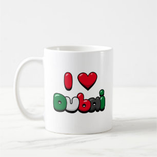 I Kärlek Dubai Kaffemugg