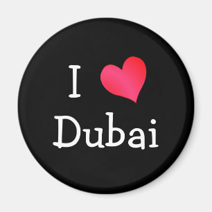 I Kärlek Dubai Magnet