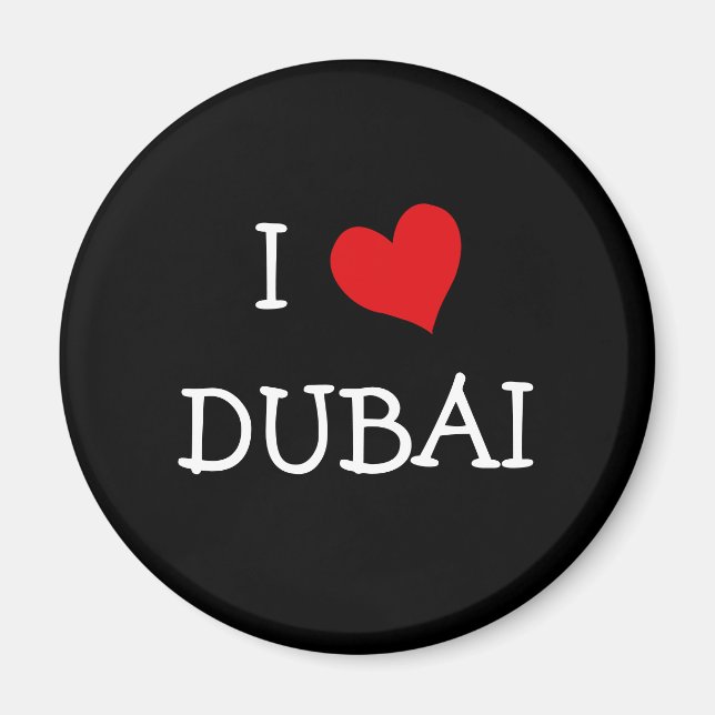 I KÄRLEK DUBAI MAGNET (Framsidan)