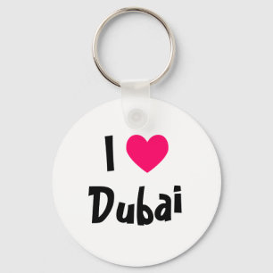 I Kärlek Dubai Nyckelring