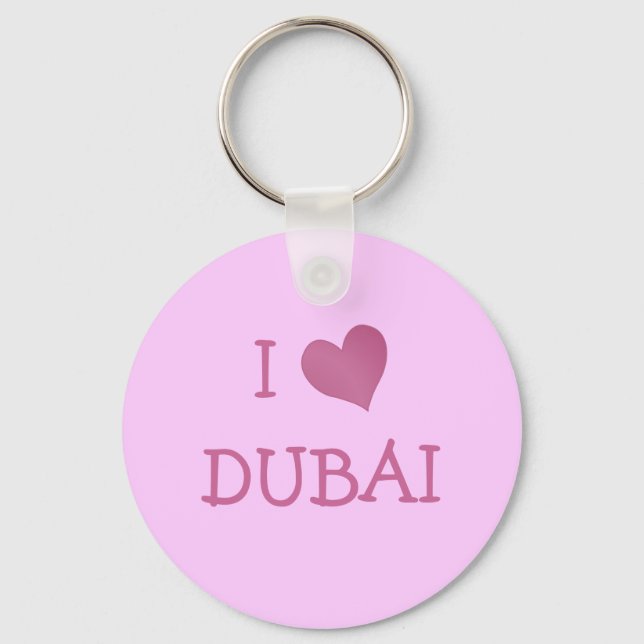 I KÄRLEK DUBAI NYCKELRING (Framsida)