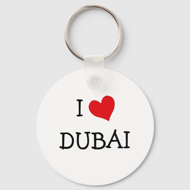 I KÄRLEK DUBAI NYCKELRING (Framsida)