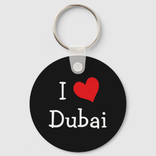 I Kärlek Dubai Nyckelring