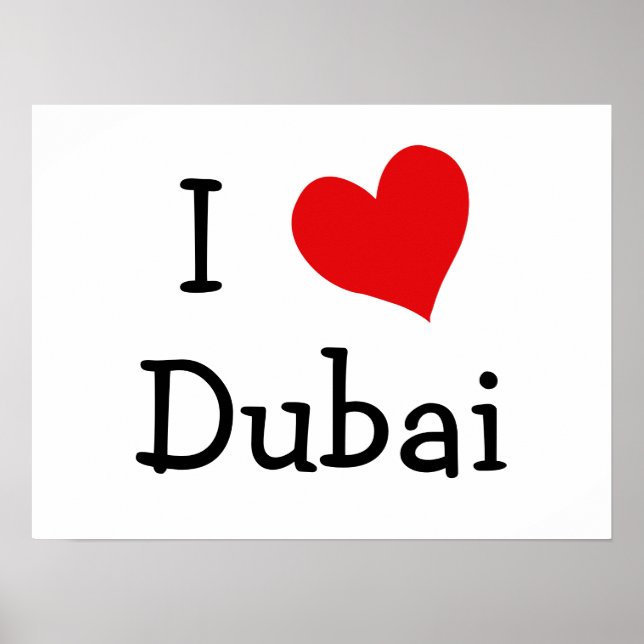 I Kärlek Dubai Poster (Framsidan)
