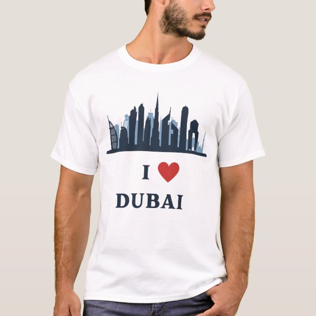 I Kärlek Dubai T Shirt (Framsida)