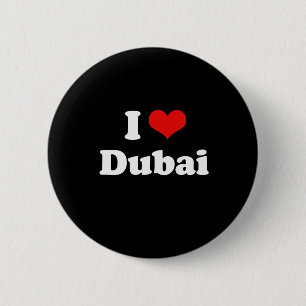 I Kärlek Dubai Tshirt Knapp