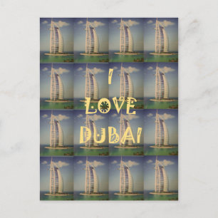 I Kärlek Dubai Vykort