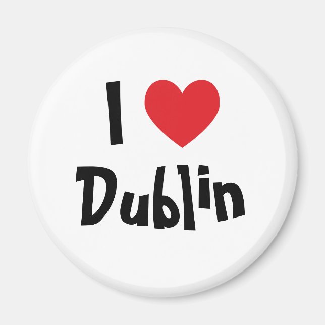 I Kärlek Dublin Magnet (Framsidan)