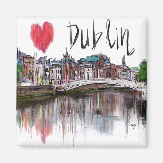 I kärlek Dublin Magnet (Framsidan)