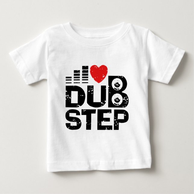 I Kärlek Dubstep T-shirt (Framsida)