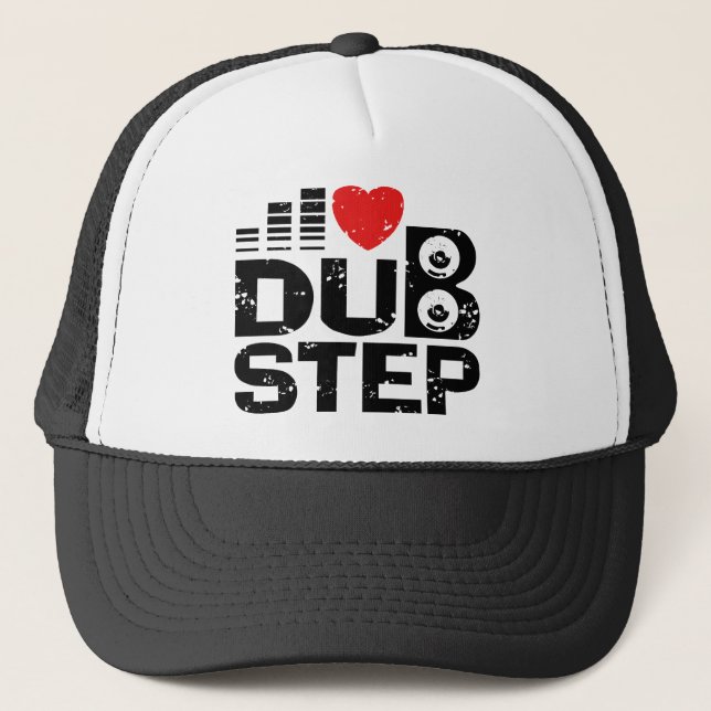 I Kärlek Dubstep Truckerkeps (Framsida)
