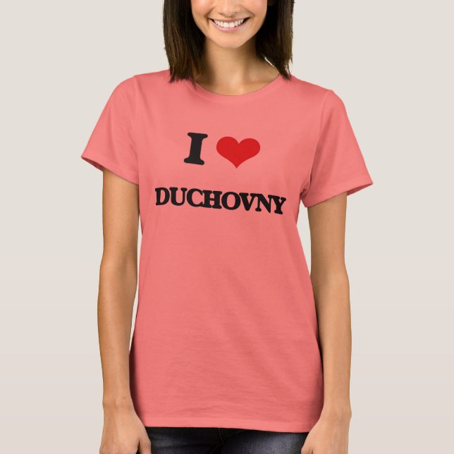 I Kärlek Duchovny Tee Shirt (Framsida)