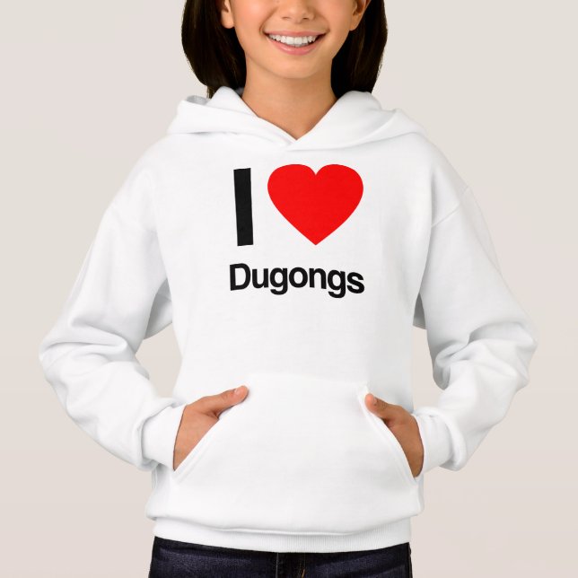 i kärlek dugongs t-shirt (Framsida)