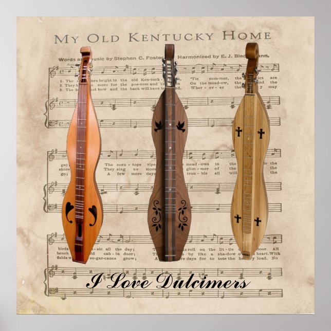 I KÄRLEK DULCIMERS* POSTER (Framsidan)