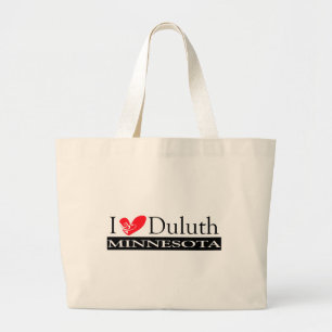 I Kärlek Duluth Minnesota Jumbo Tygkasse