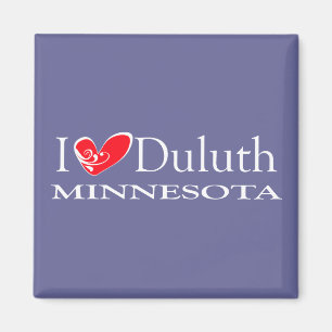 I Kärlek Duluth Minnesota Magnet