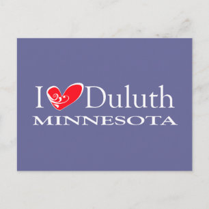 I Kärlek Duluth Minnesota Vykort
