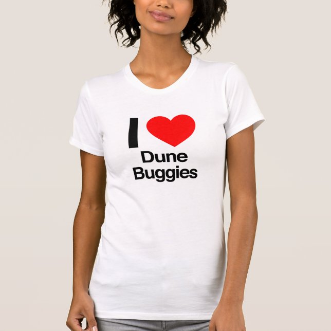 i kärlek dune buggies t shirt (Framsida)