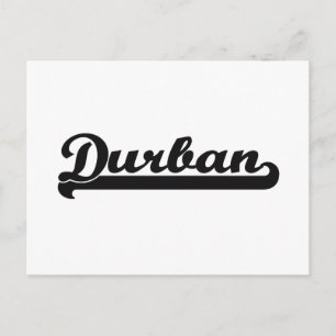 I kärlek Durban South Afrika Classic Design Vykort