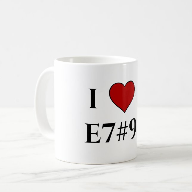 I Kärlek E7#9 Kaffemugg (Framsida vänster)