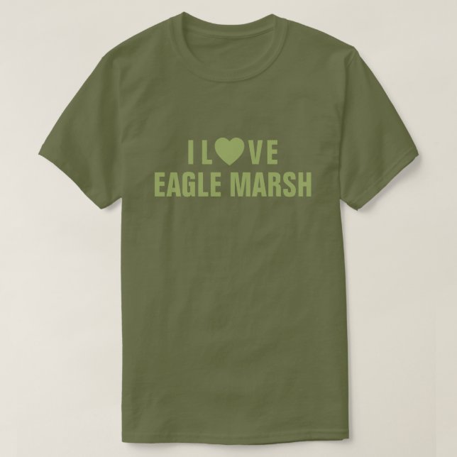 I Kärlek Eagle Marsh™ T-Shirt (Design framsida)