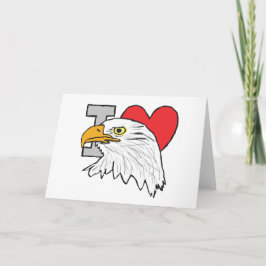 I Kärlek Eagles Kort