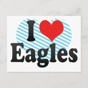 I Kärlek Eagles Vykort