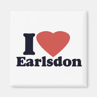 I Kärlek Earlsdon Fridge Magnet