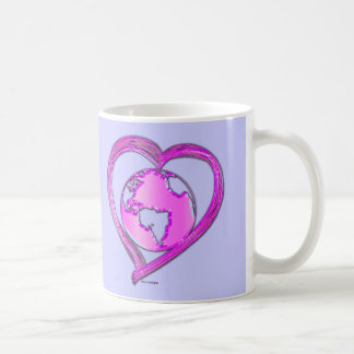 I KÄRLEK EARTH-serien (Rosa) Kaffemugg
