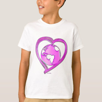 I KÄRLEK EARTH-serien (Rosa) Tee Shirt