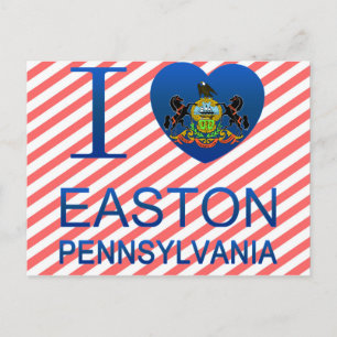 I Kärlek Easton, PA Vykort