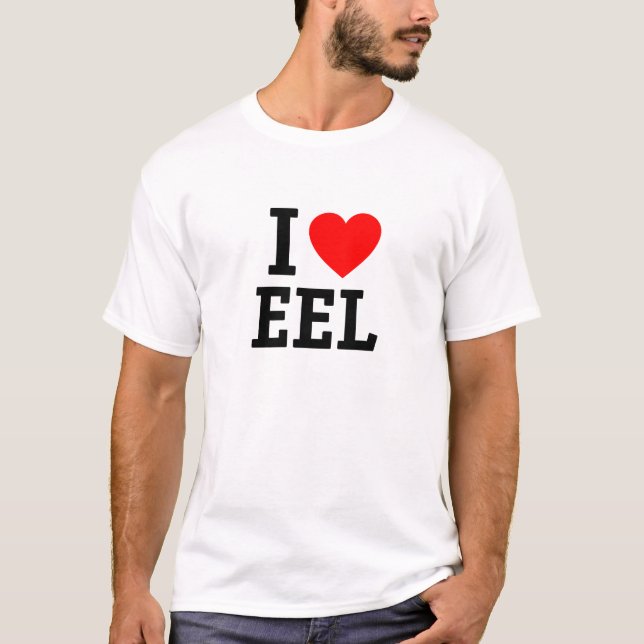 I Kärlek Eel T-shirt (Framsida)