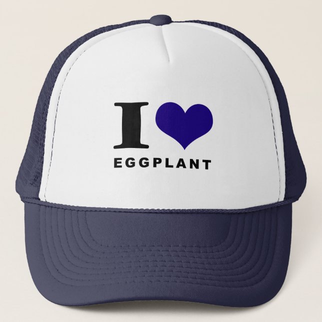 I kärlek Eggplant Keps (Framsida)