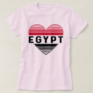 I Kärlek Egypten, egyptiskt hjärta T Shirt
