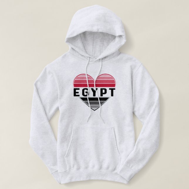 I Kärlek Egypten, egyptiskt hjärta T Shirt (Design framsida)