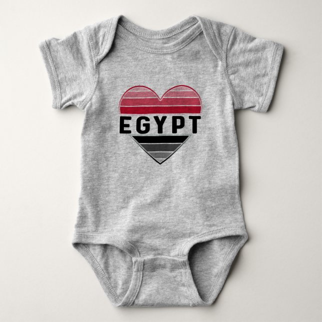 I Kärlek Egypten, egyptiskt hjärta T Shirt (Framsida)