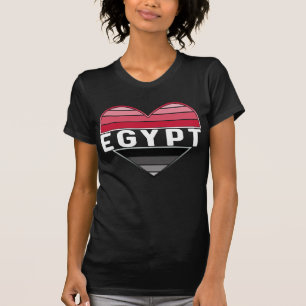 I Kärlek Egypten, egyptiskt hjärta T Shirt