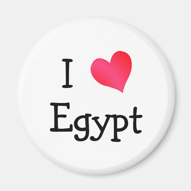I Kärlek Egypten Magnet (Framsidan)