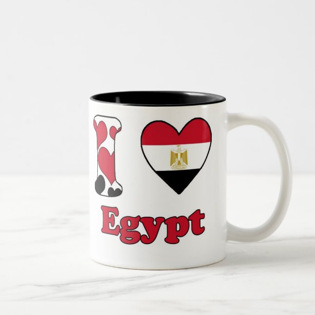 I KÄRLEK EGYPTEN Två-Tonad MUGG (Höger)
