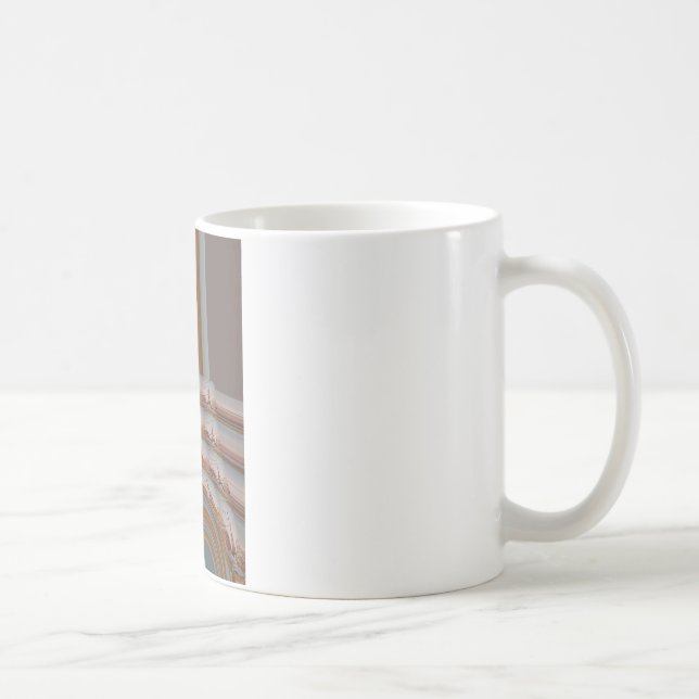 I Kärlek Eiffel Torn Paris med Kärlek blå himmel c Kaffemugg (Höger)