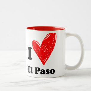 I kärlek El Paso Två-Tonad Mugg